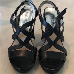 Michael Kors strapping wedge 7.5